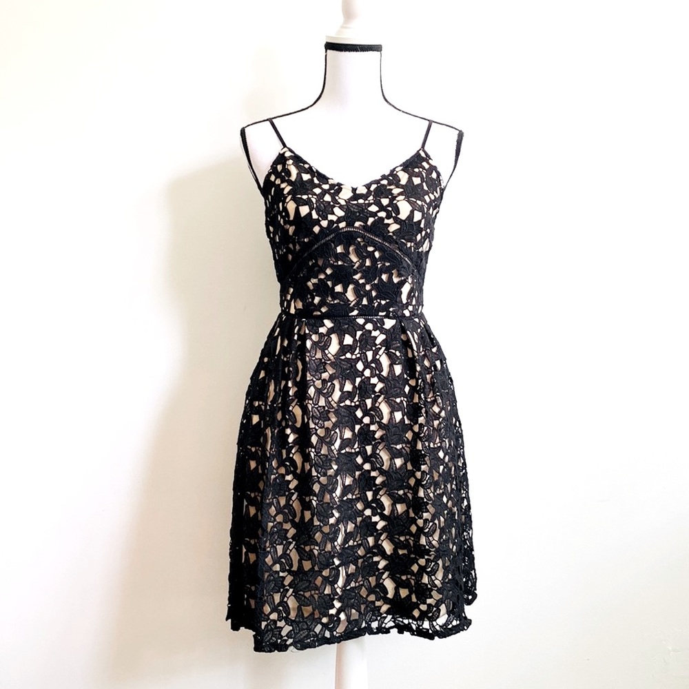 Lace black dress
